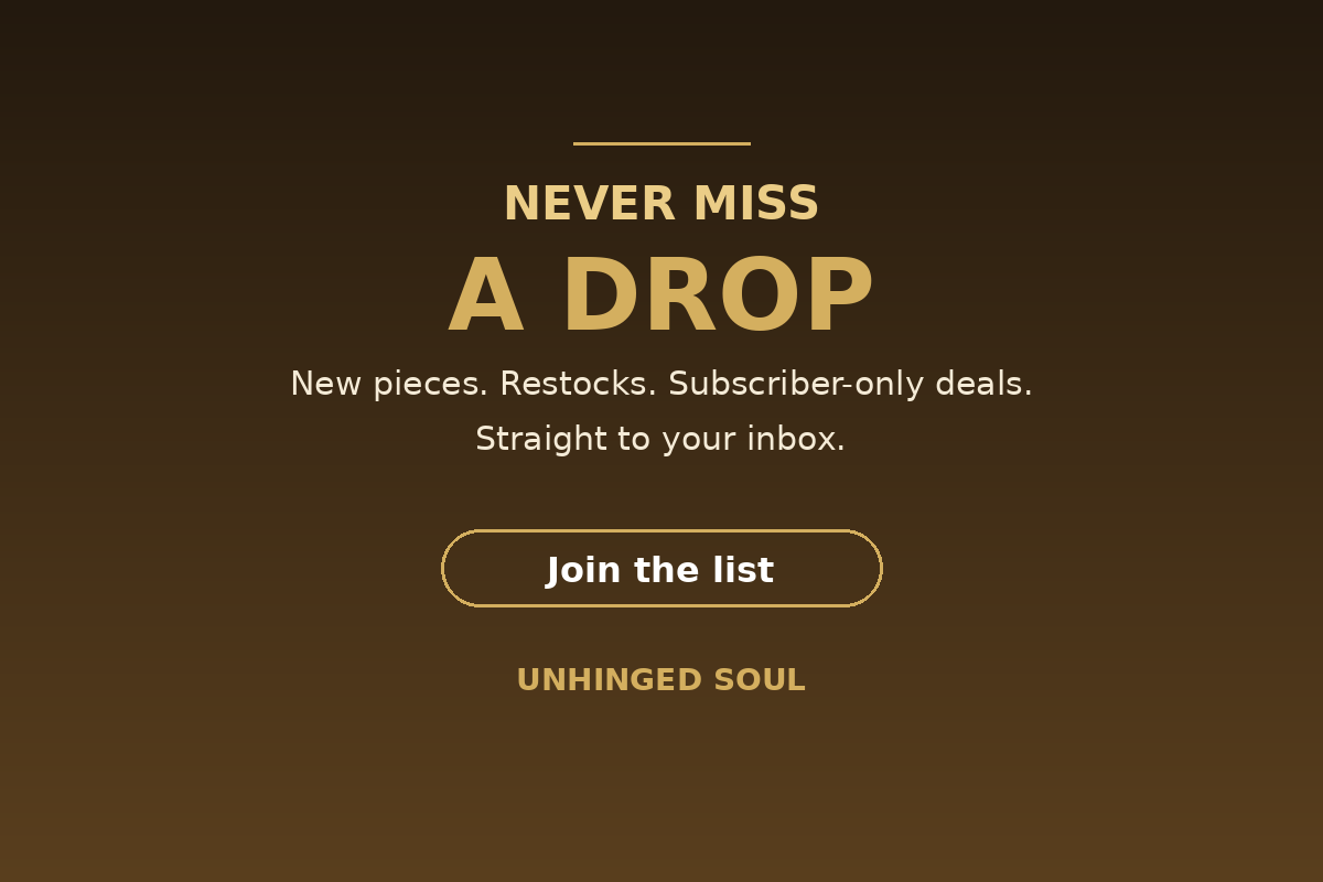 Unhinged Soul newsletter graphic